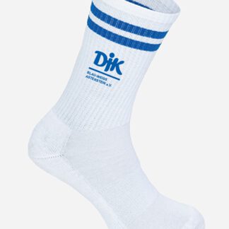 Socken WEISS Kontrast BLAU