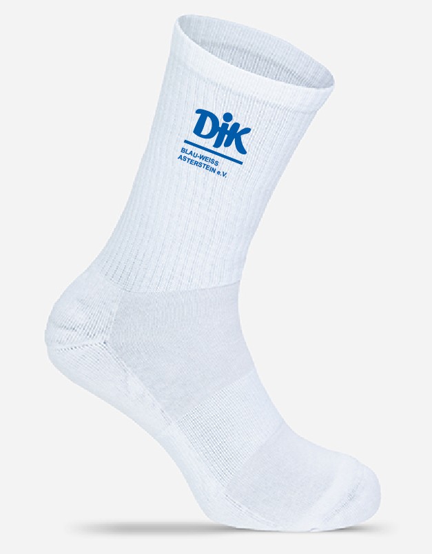 Socken WEISS ohne Kontrast